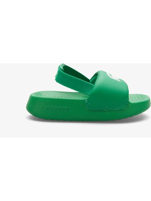 Lacoste Serve Slide 1.0 Çocuk Yeşil Sandalet