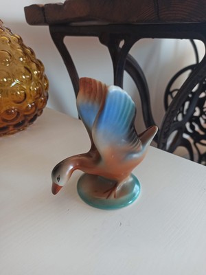 Hureggo Vintage ''yaban Ördeği''seramik Biblo & 11 cm