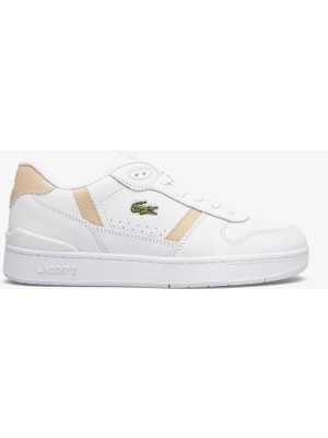 Lacoste T-Clip Kadın Beyaz Spor Ayakkabı