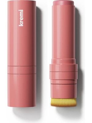 Kremi KISS'N BLUSH | Allık, Ruj, Göz Farı 3'ü 1 arada | Nemlendirici, Makyaj, Makeup | Stick | Seramid, Skualen, Vitamin E