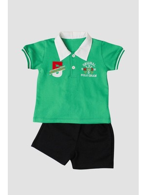 Chicsy Baby Original Polo Team Nakışlı Yaka Detaylı 2\'li Alt Üst Takım