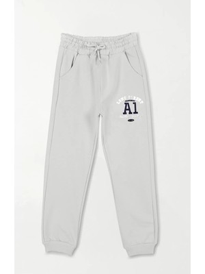 Alg ERKEK ÇOCUK MİNİ BASKILI 2 İP ŞARDONSUZ ALT EŞOFMAN