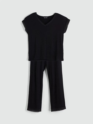 Lc Waikiki Yeni Sezon V Yaka Kadın Pijama Takımı