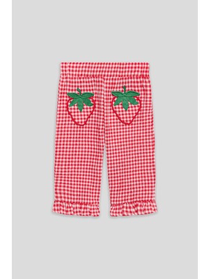 GB Baby Bg Store Kız Bebek Ekose Pantolon