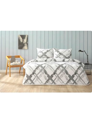 Taç Yeni Sezon Genç Modası Pamuklu Çift Kişilik Pike Takımı Lırıel Antrasit