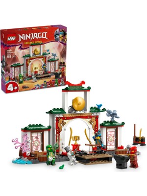 LEGO Nınjago Ninja Spinjitzu Tapınağı 71831-4 Yaş ve Üzeri Çocuklar Için 4 Minifigürle Ejderha Modeli Içeren Yaratıcı Oyuncak Yapım Seti, Doğum Günü Hediyesi (158 Parça)