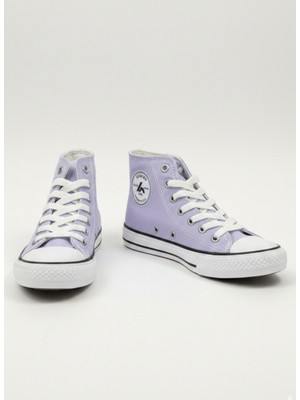 Homiro Unisex Uzun Keten Spor Ayakkabı - Lila