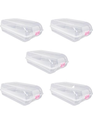 Şık ve Kullanışlı 5'li Bayan Ayakkabı Koruma Kutusu Seti