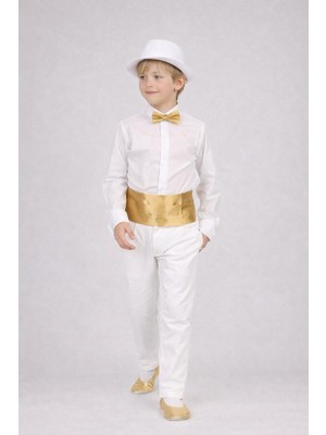 Dıgıl Kids Erkek Çocuk Takım Papyon Gömlek Pantalon Kuşak