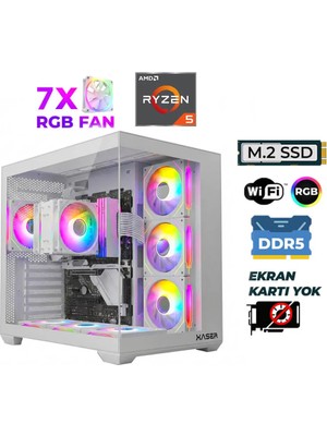 Xaser Raze X100 Ryzen 5 7600 32GB Ddr5 Ram 1tb M.2 Nvme SSD Hazır Tavsiye Sistem