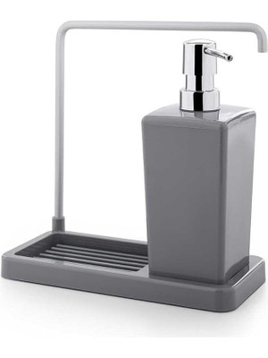 Luna Mutfak Sıvı Sabunluk, 420 Ml, 21 x 10 x 20 Cm, Gri