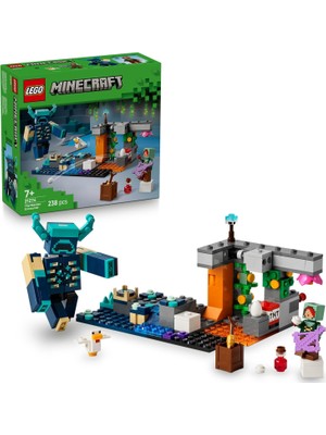 LEGO Minecraft Bekçi Karşılaşması 21274 - Video Oyunu Seven 7 Yaş ve Üzeri Çocuklar Için Minecraft Temalı Koleksiyonluk Yaratıcı Oyuncak Yapım Seti, Doğum Günü Hediyesi (238 Parça)