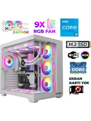 Xaser Raze X200 Intel I5 14600K 32GB Ddr5 Ram 1tb M.2 Nvme SSD Sıvı Soğutmalı Hazır Tavsiye Sistem