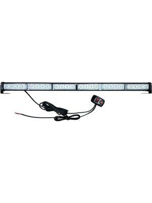 İzipec LED Bar 68 cm Sarı-Sarı Flaşlı Mercekli 12-24V Uyumlu (Gkn 1400017)