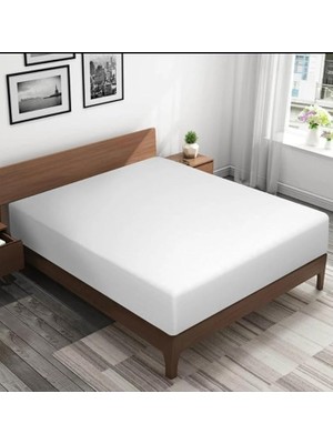 Ev Tekstil Ürünleri Lastikli Çarşaf (Beyaz) (120X200)