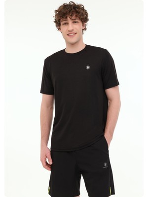 Jack & Jones Lumberjack CT100 Sade Armalı %100 Polyester Basıc Tshırt