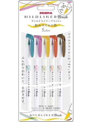 Mıldlıner Brush Pen 5c-Rc-N Set