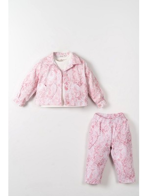 Ugly Duck Nk 1-4 Yaş Arası Üçlü Kot Takım - Pudra