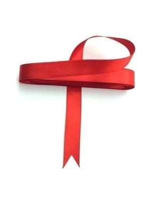 Royal Rain Store Marifetlerim - Kırmızı Saten Kurdele 1 cm 10 Metre 1 Adet