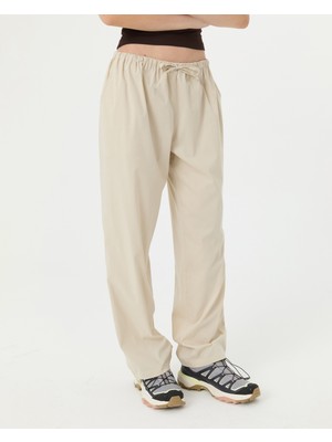 Ayma Active Krema Paça Büzgülü Rahat Pantolon