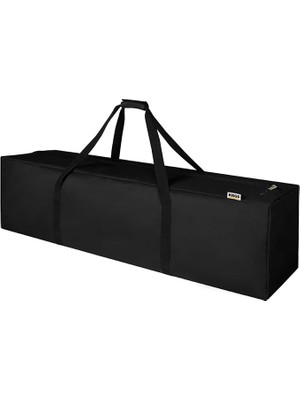 Royal Rain Store Taşıma Çantası, Fermuarlı Dayanıklı Seyahat Spor, Bagaj, Kamp Malzemeleri Saklama Çantası, 195L Extra Büyük Boy - Siyah
