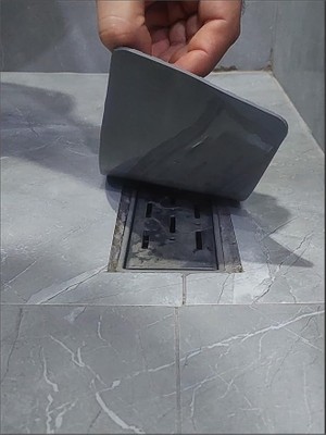 Royal Rain Store Duş Gideri Kötü Koku Önleyici Uzun Silikon Mat Koku Giderici Dikdörtgen Sızdırmaz Ped Duş Gideri Kapağı Tıpası Böcek Önleyici Koku ve Su Geçirmez Yer Sifonu Kapağı Duş Kanalı (55 cm x 12 Cm)