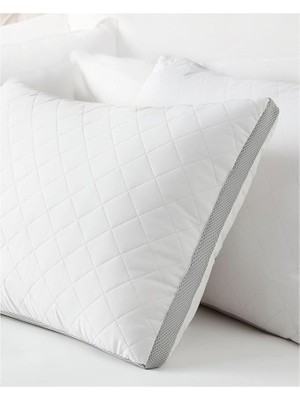 Royal Rain Store Coco Klimalı Yastık - Beyaz/açık Gri - 50X70 cm