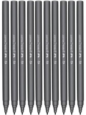 MarkEntegra 10'lu Iğne Uçlu Keçeli Kalem Seti, Siyah