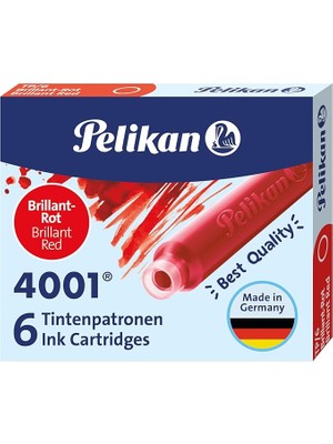 Royal Rain Store Kartuş Serisi TP6X Dolma Kalem Kartuşu Kırmızı