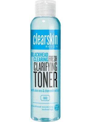Avon Clearskin Siyah Noktaların Görünümünü Düzgünleştiren Tonik 100 ml Tüm Cilt Tipleri İçin Uygun