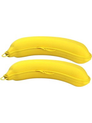 Royal Rain Store Muz Şeklinde Saklama Kabı, Çocuk Kahvaltı Beslenme Koyma Kutusu Öğrenci Okul Piknik Kamp Muzluk (1 Adet)