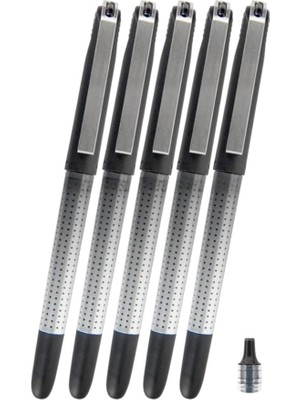 Royal Rain Store Pilot Kalem 5 Adet Uniball Eye Needle 0.5 mm Iğne Uçlu Pilot Kalem UB-185 S Iğne Uçlu Likit Mürekkep Jel Kalem