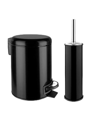Royal Rain Store Elit Siyah Çöp Kovası Seti 3 Lt (NV7922Eİ)