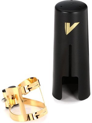 Royal Rain Store LC57DP M/o Ligatür ve Alto Saksafon Için Plastik Kapak; Yaldızlı Kaplama