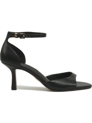 Nine West Tumpen 6fx Siyah Kadın Topuklu Sandalet