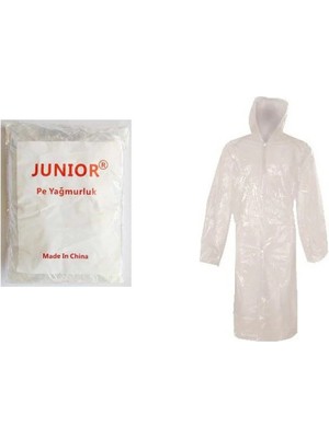 Junıor Tek Kullanımlık Yağmurluk-2 Adet