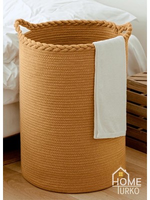 Doğal Jüt Hasır Sepet, Çok Amaçlı ve Şık Organizer, Banyo ve Saksı Için