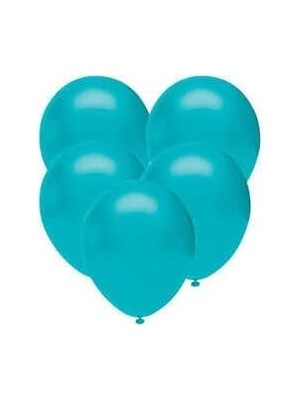 Royal Rain Store Sürprizi Turkuaz 10 Adet Latex Balon