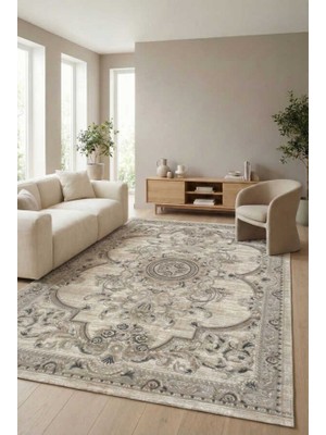 Efor Halı Lynosse Fildişi Halı Modern Dokuma Halı Yumuşak Oturma Odası Salon Çocuk Odası Mutfak Halısı P1621