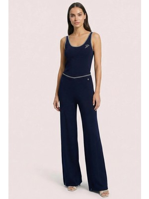 Guitar Relax Fit Lacivert Triko T-Shirt