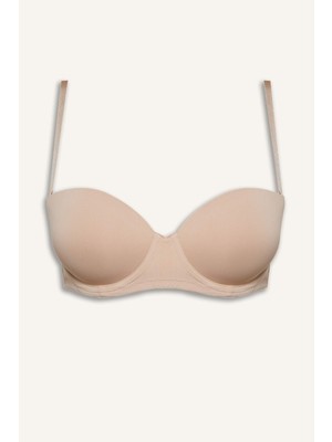 DeFacto Micro Kaplı Yarım Dolgulu Balenli Straplez Sütyen F9388AX26SP