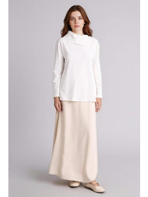 DeFacto A Kesim Keten Karışımlı Maxi Etek G6016AX26SP