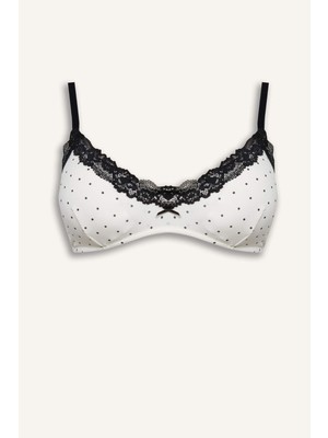 DeFacto Dantel Detaylı Çıkarılabilir Kap Çıkarılabilir Pedli Balensiz Bralet G6444AX26SM