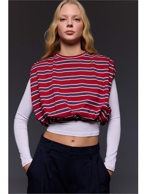 DeFacto Balloon Fit Bisiklet Yaka Kısa Kollu Tişört G9731AX26SP