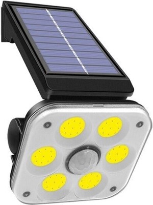 Indispensablely LF-1750A 54 Cob Ledli 3 Modlu Sensörlü Solar Duvar Lambası