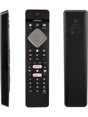 Indispensablely 43PUS6504/62 Ambilight Netflix-Rakuten Tv Tuşlu LED Tv Kumandası