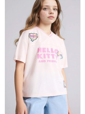 DeFacto Hello Kitty Oversize Tişört Kız Çocuk G8195A826SM
