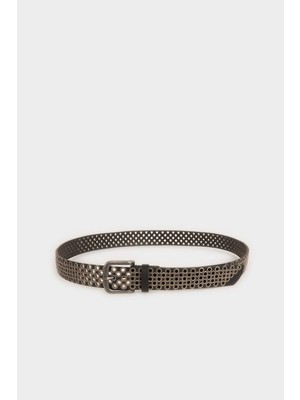 DeFacto Erkek Dikdörtgen Toka Suni Deri Günlük Kemer G9047AXNS