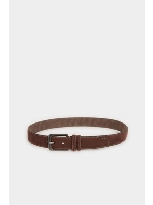 DeFacto Erkek Dikdörtgen Toka Suni Deri Klasik Kemer H0289AXNS