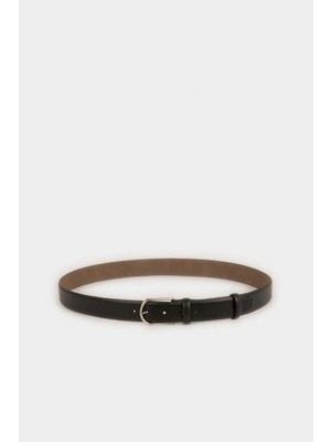 DeFacto Erkek Dikdörtgen Toka Suni Deri Klasik Kemer H0292AXNS